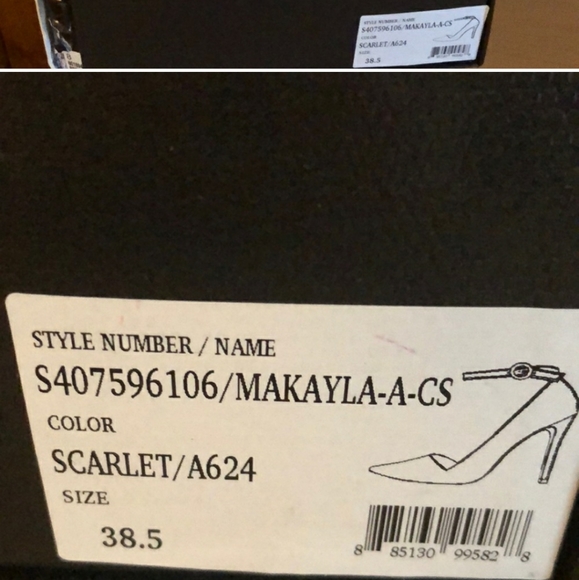 Alice and Olivia EUC scarlet Makayla pumps 38.5 (run small) - Picture 2 of 7
